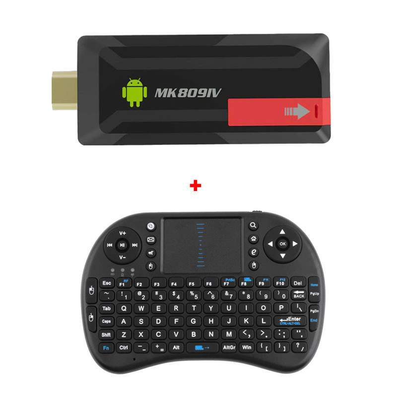 MK809IV 2G/8GB Quad Core Mini Android PC Smart TV Box Stick+Wireless Air Mouse keyboard w/ Original Retail Box - My Nerd Shack